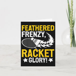 Feathered Frenzy, Racket Glory! Badminton Player S Karte