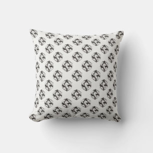 Feathered Hex Elegance Kissen