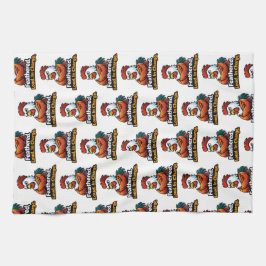 Feathered, Loud. in charge. Roster quote Geschirrtuch