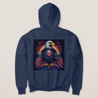"Feathered Majesty: Eagles Soar on T - Shirt Desig