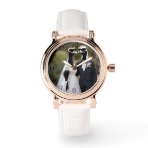 "Feathered Vows: Eine emu-schöne Gewerkschaft der  Armbanduhr