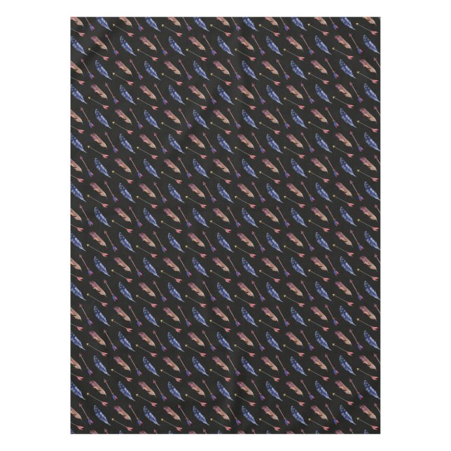 Feathers & Arrows Tischdecke (Vorderseite)