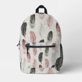 Feathers Bedruckter Rucksack