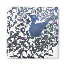 FEATHERS DER ETERNAL LIEBE PEACOCK MAGNET