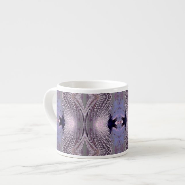Feathers Diamond Pattern Espressotasse (Vorderseite Links)