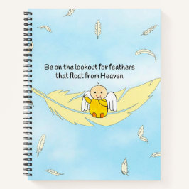Feathers Floating from Heaven Prayer Journal Notizbuch
