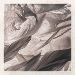 Feathers Glasuntersetzer