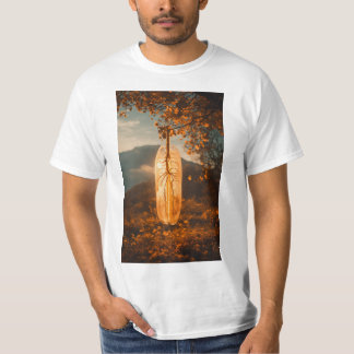 Feather's Grace - Elegante T-Shirt-Designs T-Shirt