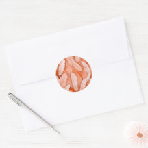Feathers in Peach Fuzz Farbe,
