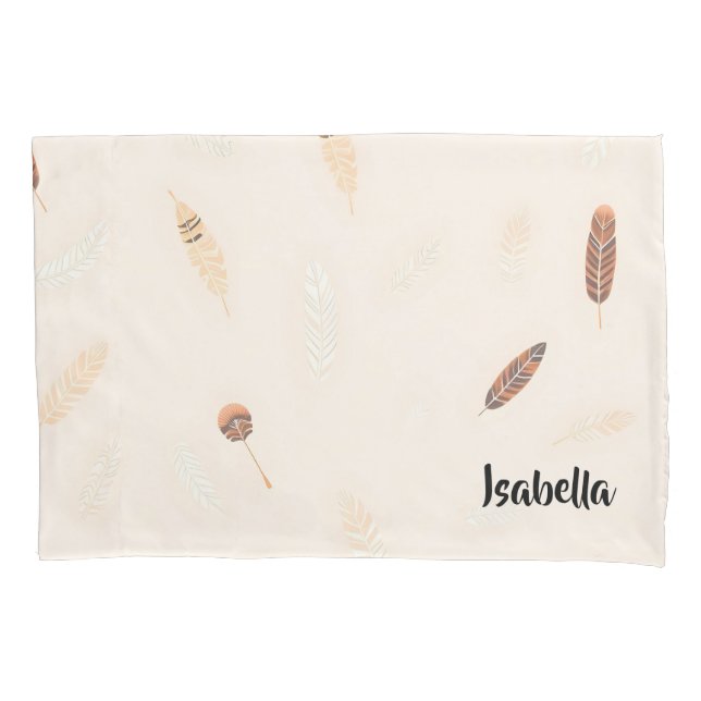 Feathers Luxury Popular Boho Collection Kissenbezug (Vorderseite)
