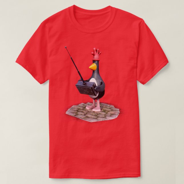 Feathers Mcgraw Remote-Kontrolle T-Shirt (Design vorne)