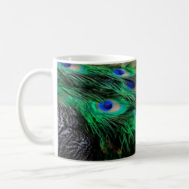 Feathers Peacock Feathers Kaffeetasse (Links)