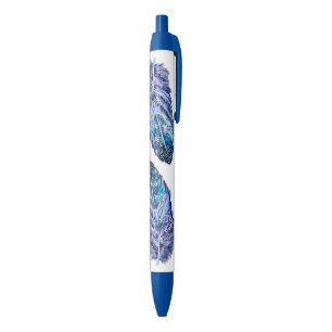 Feathers Pen - Ihre Farben / Text Kugelschreiber