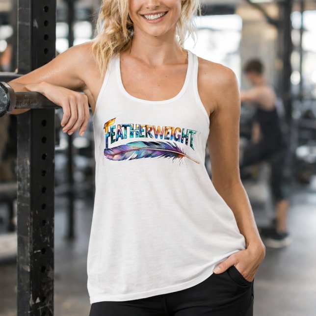 Featherweight Feather - MMA Boxing - Fitness Gym Tank Top (Von Creator hochgeladen)