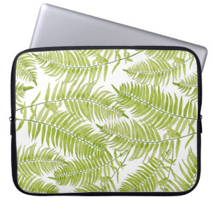 Feathery Fern auf einem Laptop-Sieb Laptopschutzhülle