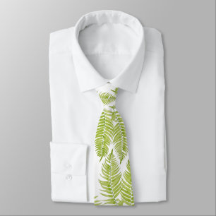 Feathery Fern auf einem Neck Krawatte