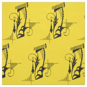 Feathery strukturell-natürlich Deko-Nouveau Motif Stoff