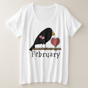 Feb. Gal- Women's Plus-Size-T - Shirt