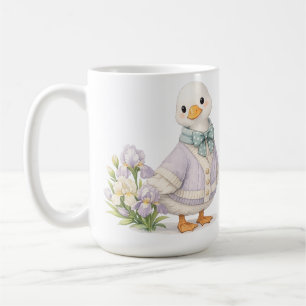Feb Gans iris bezaubernde Valentins-Illustration Kaffeetasse