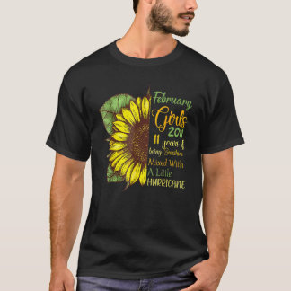 Februar 2011 Sonnenblumen Mädchen Februar 2011 11. T-Shirt