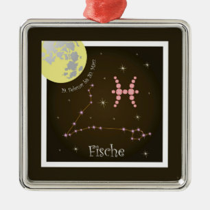Februar bis 20. Verzierung Silbernes Ornament