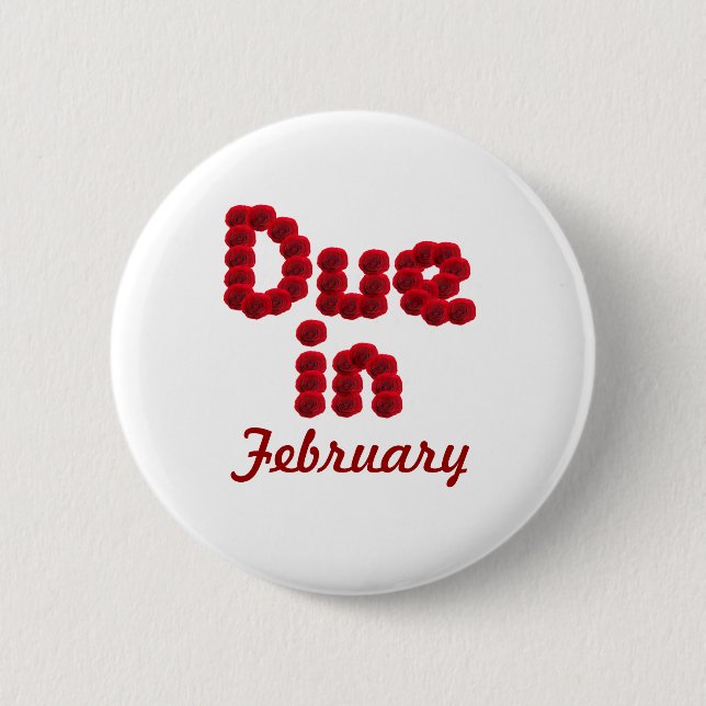 Februar Button (Vorderseite)