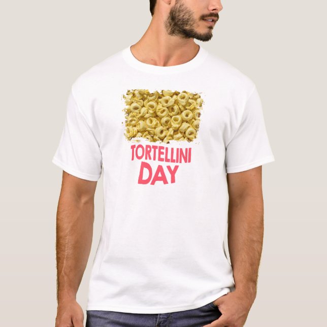 Februar dreizehnter - Tortellini-Tag T-Shirt (Vorderseite)