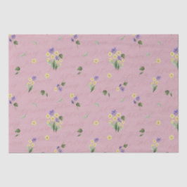 Februar Geburtsmonat Blume Primrose Violet Seidenpapier