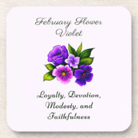 Februar Geburtsmonat Blume Violet Delicate