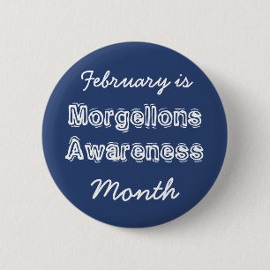 Februar ist der Morgellons-Aufklärungsmonat Button