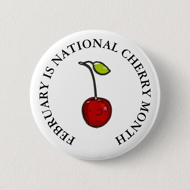 Februar ist der Nationalkirchmonat Button (Vorderseite)