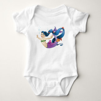 Februar Mermaid Baby Strampler