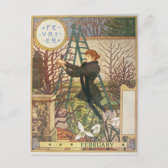 Februar Postkarte (Vorderseite)