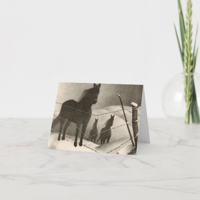 February, 1941 by Grant Wood Dankeskarte (Vorderseite)