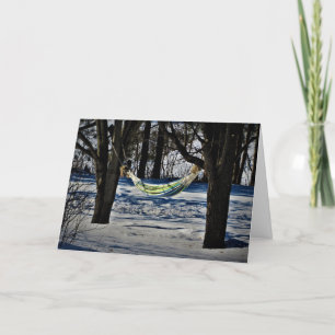 "February's Rest" Weihnachtskarte Karte