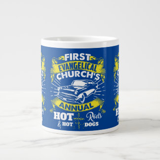 FEC-Frisierte Auto und Hot Dogs Jumbo-Tasse