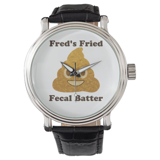 Fecal Batter Armbanduhr (Vorderseite)