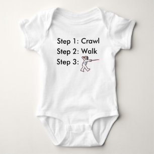 Fechten Baby-Body Baby Strampler