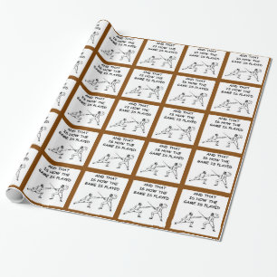 Fechten Geschenkpapier