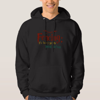 Fechten Wie ich meinen Standpunkt rüberbringe Lust Hoodie