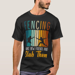 Fechtsport Schwert Schwert Sport Fechten Familie T-Shirt