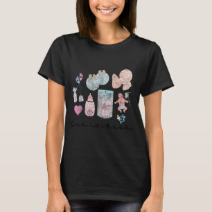 Fed ist Laktationsberaterin Mutter Baby Krankensch T-Shirt