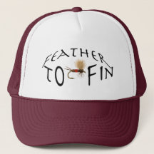 Feder bis Fin Fly Fishing Monogramm