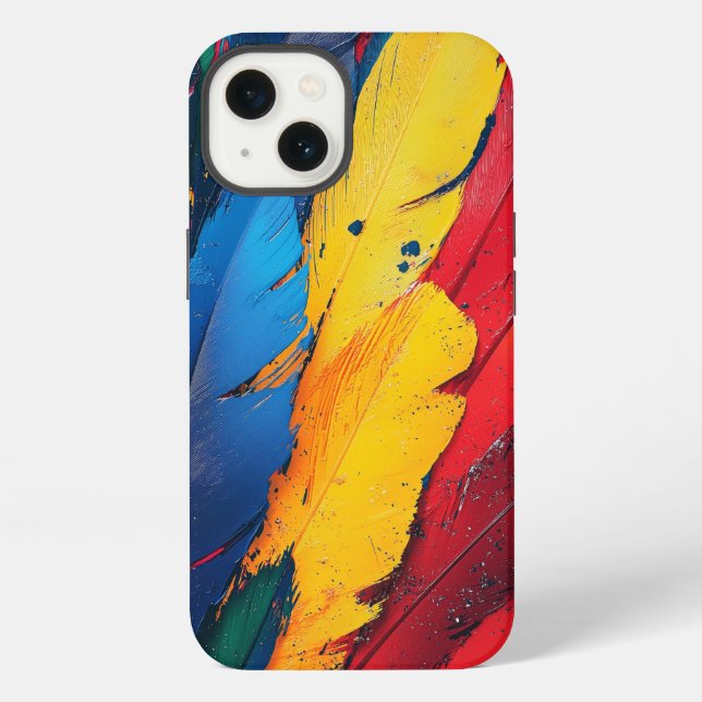 Feder iPhone Hülle (Rückseite)