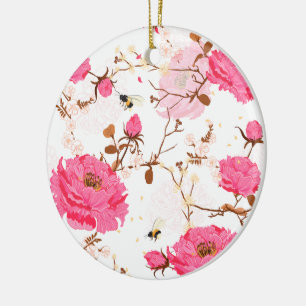 Feder Keramik Ornament