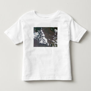 Feder steigt von Nyiragongo Vulkan im EAW Kleinkind T-shirt