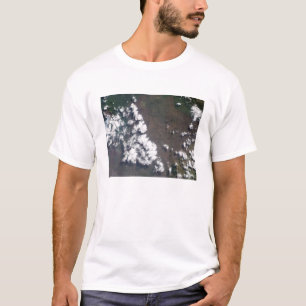 Feder steigt von Nyiragongo Vulkan im EAW T-Shirt