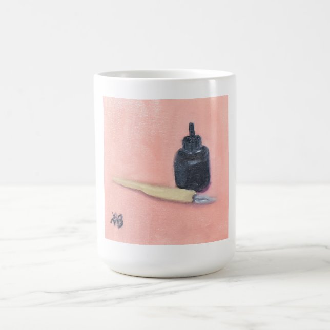 Feder und Tinte Kaffeetasse (Mittel)