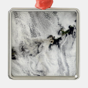 Feder von Okmok Vulkan, Aleuten Ornament Aus Metall