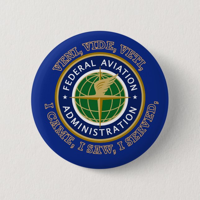 Federal Aviation Administration Shield Button (Vorderseite)